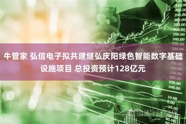 牛管家 弘信电子拟共建燧弘庆阳绿色智能数字基础设施项目 总投资预计128亿元