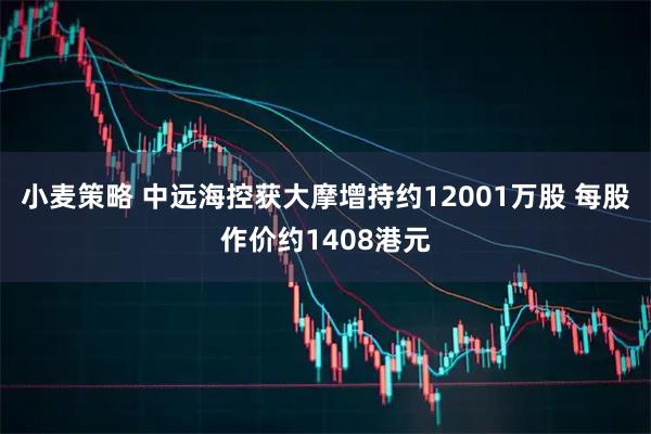 小麦策略 中远海控获大摩增持约12001万股 每股作价约1408港元